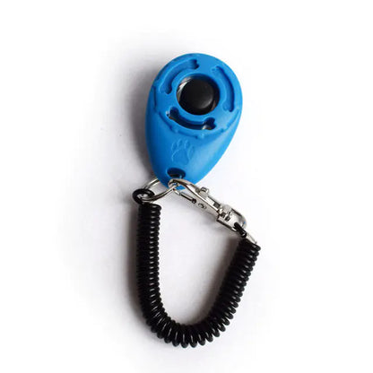 Adjustable Dog Training Clicker with Keychain Strap
