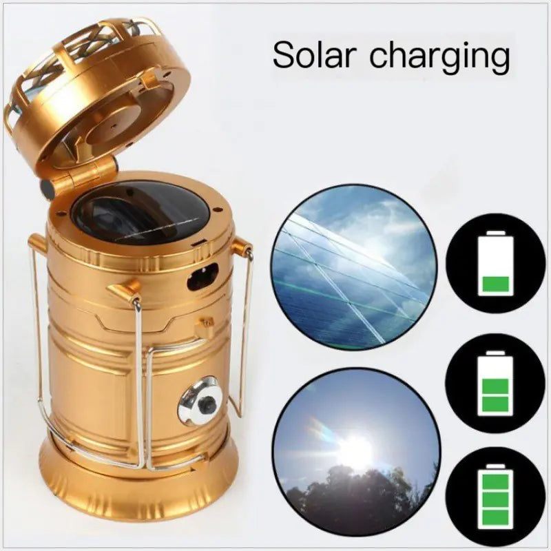 Solar Camping Lantern Fan